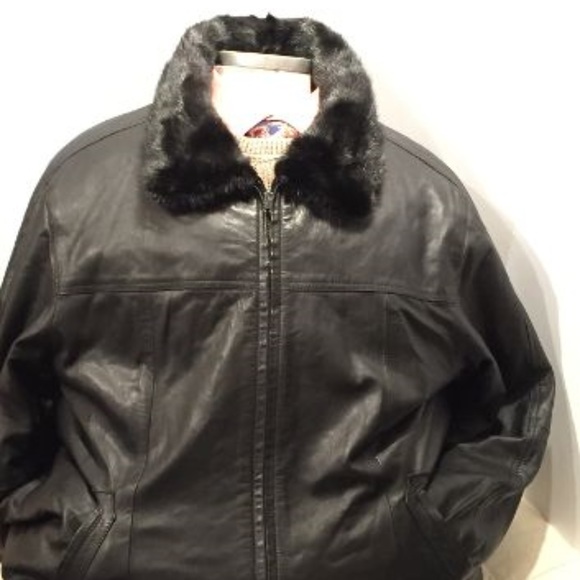 Luxury Vintage Mink & Leather Reversible Unisex Jacket - Picture 6 of 8